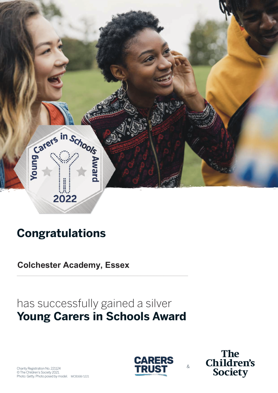 Young Carers Silver Award 